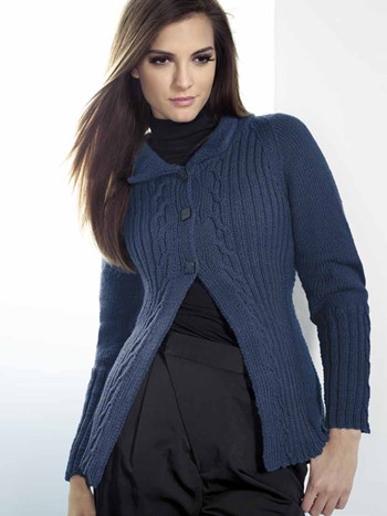 Jacke COOL WOOL SETA von Lana Grossa